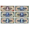Image 1 : Republica dos Estados Unidos do Brasil. ND (1961-1967). Lot of 6 Specimen Notes.