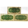 Image 2 : Dominion of Canada Trio of Issued Notes, 1923