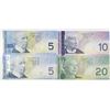 Image 1 : Bank of Canada Group of Issued Banknotes, 2002-2005