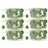 Image 1 : Bank of England, 1970-1977, Group 6, £1 Pound Replacement Banknotes