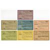 Image 1 : Osnova Central Cooperative, ND (1922-23), Set of 7 Issued Scrip Notes