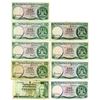 Image 1 : Royal Bank of Scotland Limited and Royal Bank of Scotland PLC, 1973-1996, Group of 9 Issued Banknote