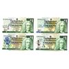 Image 1 : Royal Bank of Scotland Quartet of Issued 1 Pound Commemorative Banknotes, 1992-1999