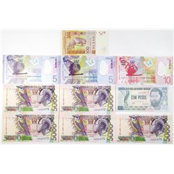 West African Countries Lot of 10 Issued Banknotes, 1990-2012