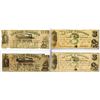 Image 1 : State of Mississippi, 1862 Obsolete Banknote Quartet