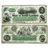 Image 1 : South Carolina. State of South Carolina, 1873 Obsolete Banknote Pair