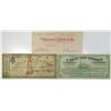 Image 1 : Advertising Banknotes and Trade Coupons Trio of Issued Checks & Exchanges, ca.1880-90s