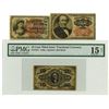 Image 1 : Fr. 1251, 1259 and 1309 Fractional Currency Trio.