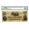 Image 1 : C.S.A., 1862-63, $100, T-41, PMG AU 55.