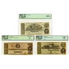 Image 1 : C.S.A., 1863 $2, $5, $20, T-61; T-60 and T-58 Banknote Trio