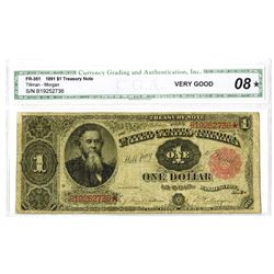 Fr. 351, Legal Tender, Series of 1891, $1, CGA Very Good 8*.
