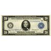 Image 1 : Fr. 983a $20 1914 Federal Reserve Note VF with Crisp Firm paper.