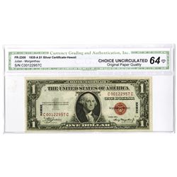 Fr. 2300 $1, 1935 A Hawaii Silver Certificate, Unc. to CU Condition.