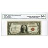 Image 1 : Fr. 2300 $1, 1935 A Hawaii Silver Certificate, Unc. to CU Condition.