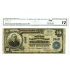 Image 1 : Cumberland, Maryland - $10 1902 Plain Back Fr. 625, The Second National Bank of Cumberland, Ch. # 15