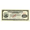 Image 1 : Chicago Clearing House 1933 Specimen Certificate