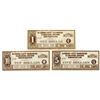 Image 1 : Kansas City Missouri Clearing House Association. 1933. Lot of 3 U/C Notes.