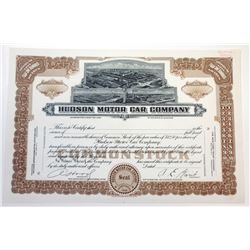 Hudson Motor Car Co., ca.1920-1930 Proof Stock Certificate