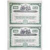 Image 1 : Standard Products Co. Specimen Uncut Stock Certificate Pair