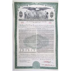 Pan American World Airways, Inc. 1959 Specimen Bond