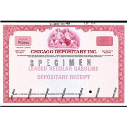Chicago Board of Trade - Chicago Depositary Inc., 1982 Specimen Depositary Receipt.
