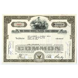 United States Playing Card Co., 1959 I/C Stock Certificate