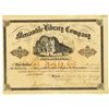 Image 1 : Mercantile Library Co. 1876 I/U Stock Certificate