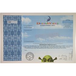 DreamWorks Animation 2004 Specimen Stock Certificate