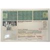 Image 1 : McDonald's Corp. 1975 Unique Production Stock Certificate Model with matching Vignette.