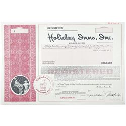 Holiday Inns, Inc. 1986 Specimen Bond