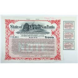 State of San Paulo 1914 Specimen Bond