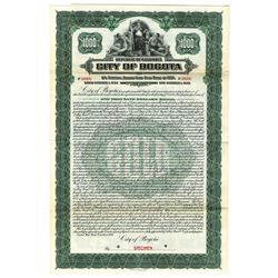 City of Bogota, 1924 Specimen Bond