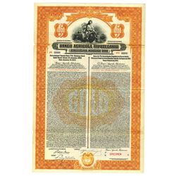 Agricultural Mortgage Bank, 1927 Specimen Bond