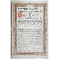 Anglo-Virginian Freehold Land Co. Ltd. 1879 I/U Bond