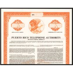 Puerto Rico Telephone Authority, 1978 Specimen Bond.
