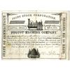 Image 1 : Pequot Machine Co., 1868 I/U Stock Certificate.