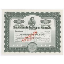 Mother Lode Copper Mines Co. of Alaska, 1910-1920 Specimen Stock Certificate