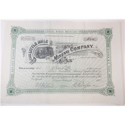 Little Rule Mining Co., Mines at Aspen, Colorado, 1892 I/U stock Certificate.