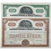 Image 1 : National Tunnel & Mines Co.  Stock Certificate Pair, ca. 1939-1946