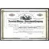 Image 1 : Associate Mining and Investment Co., 1880's Specimen Stock Certificate.