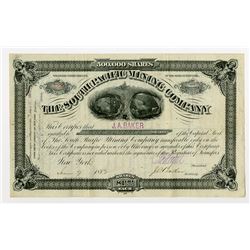South Pacific Mining Co. 1882 Stock Certificate