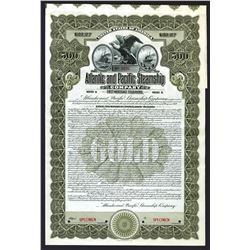 Atlantic and Pacific Steamship Co., 1913 Specimen Bond