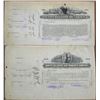 Image 1 : Guffey Gillespie Oil Co. and Guffey Gillespie Gas Products Co., 1918 Progress Proof Stock Pair