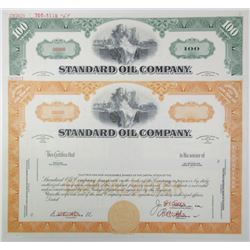 Standard Oil Co., ca.1940-1950 Pair of Specimen Stock Certificates