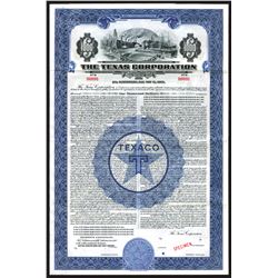 Texas Corporation - TEXACO. 1940 Specimen Bond