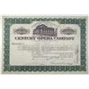 Image 1 : Century Opera Co. 1913 I/U Stock Certificate Signed by Edward Kellogg Baird as President.