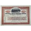 Image 1 : Council City & Solomon River Railroad Co. 1905 Stock Certificate