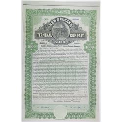 New Orleans Terminal Co., 1903 Specimen Bond.