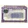 Image 1 : Baltimore and Ohio Railroad Co 1898 Specimen Bond Rarity With Overprint of Interest Rate Raised to 5