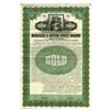 Image 1 : Middlesex & Boston Street Railway Co., 1912 Specimen Bond.